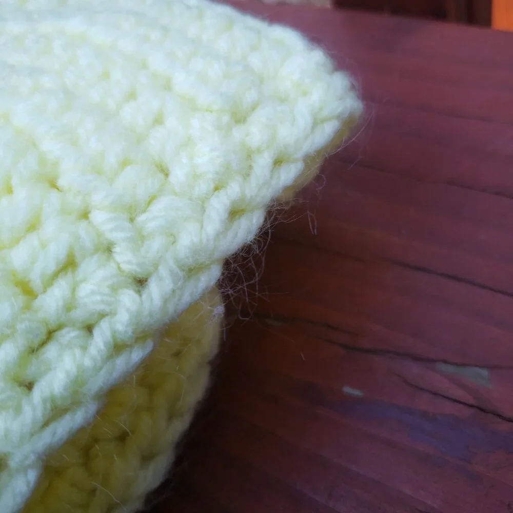 Yellow- Handmade Throw/Lap Blanket